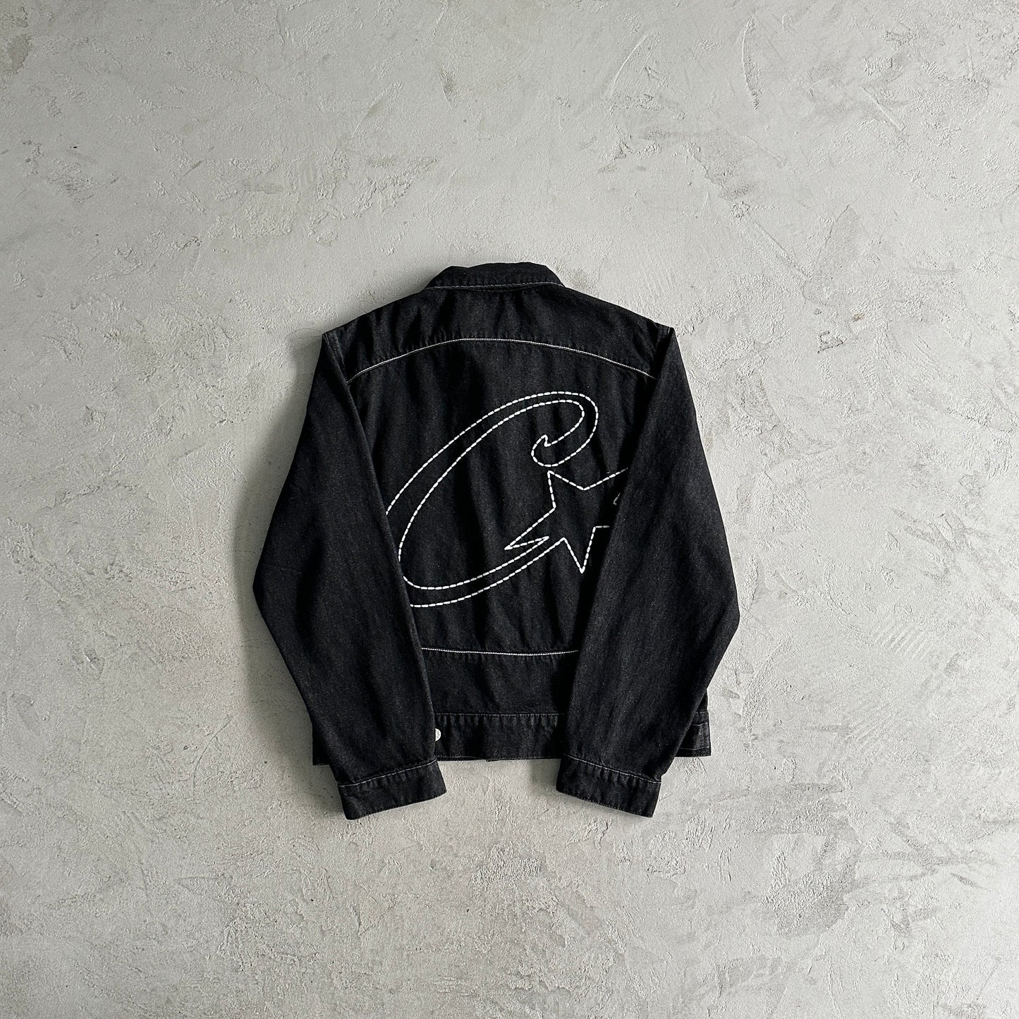 Veste en jean Corteiz C-Star denim noir