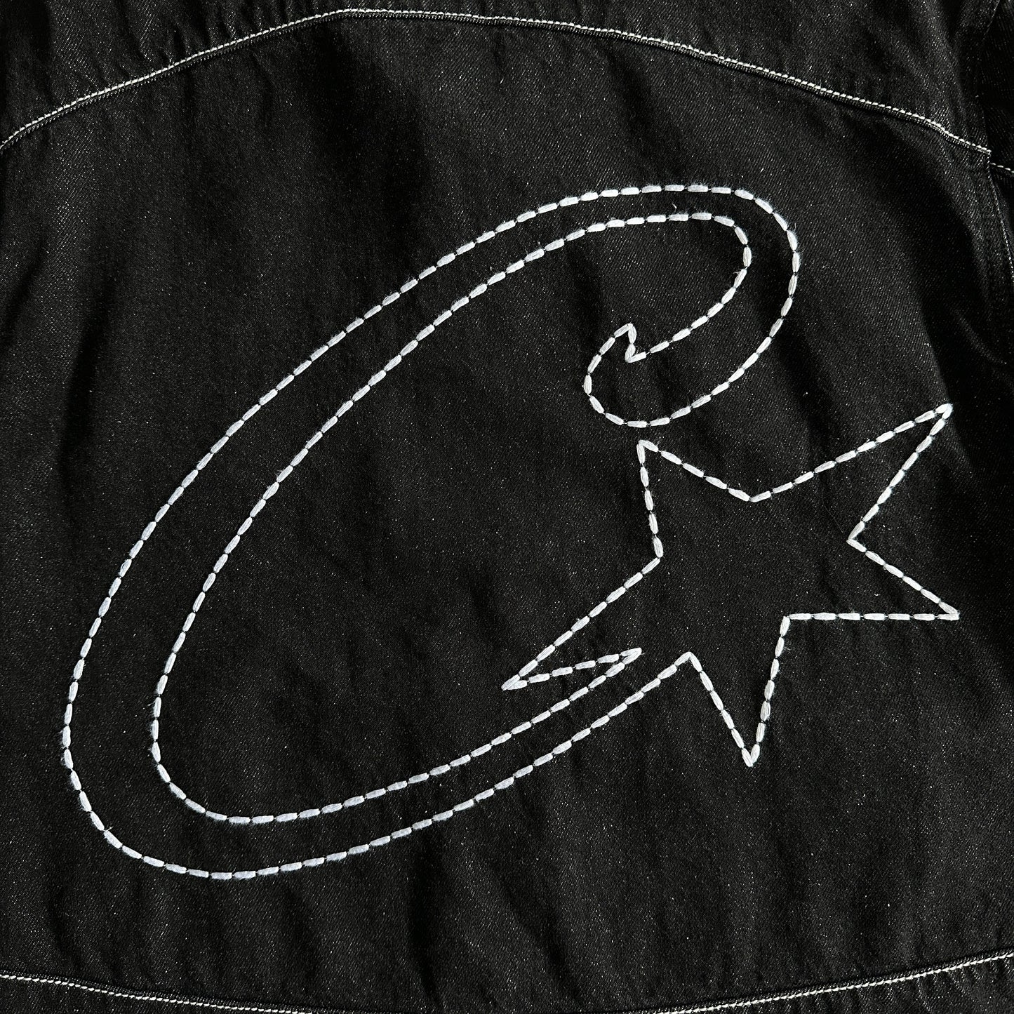 Veste en jean Corteiz C-Star denim noir