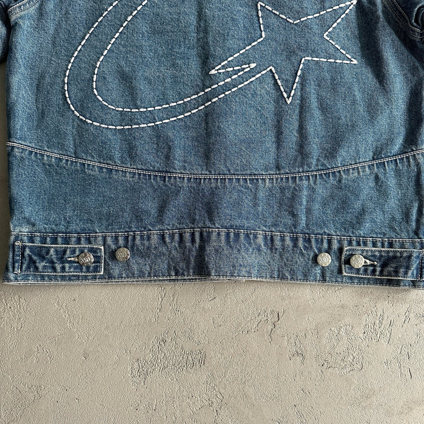 Veste en jean Corteiz C-Star denim bleu