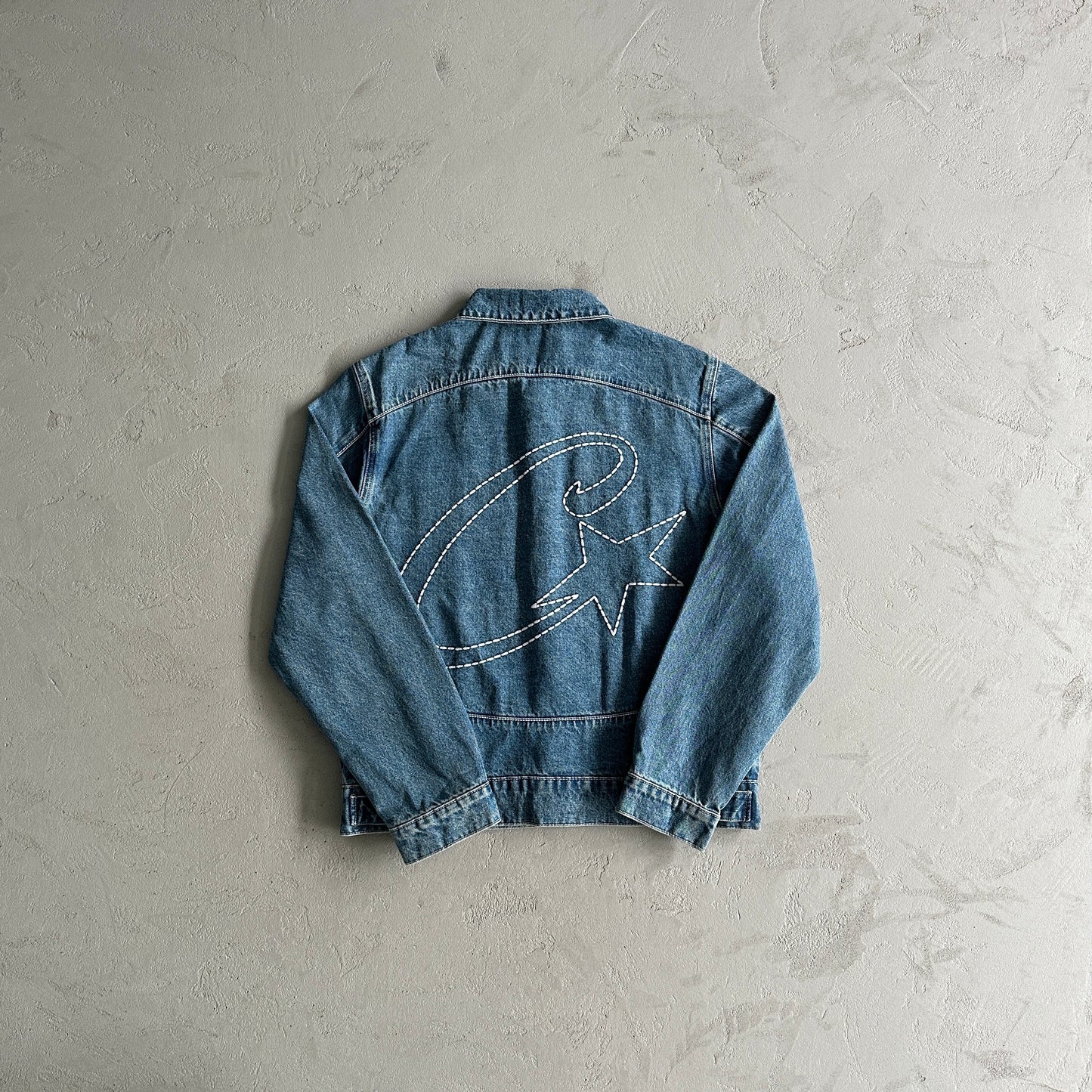 Veste en jean Corteiz C-Star denim bleu