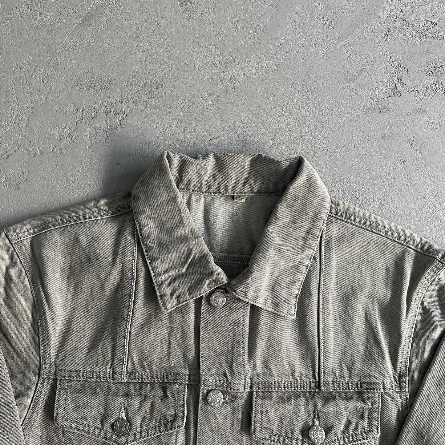 Veste en jean Corteiz C-Star denim gris