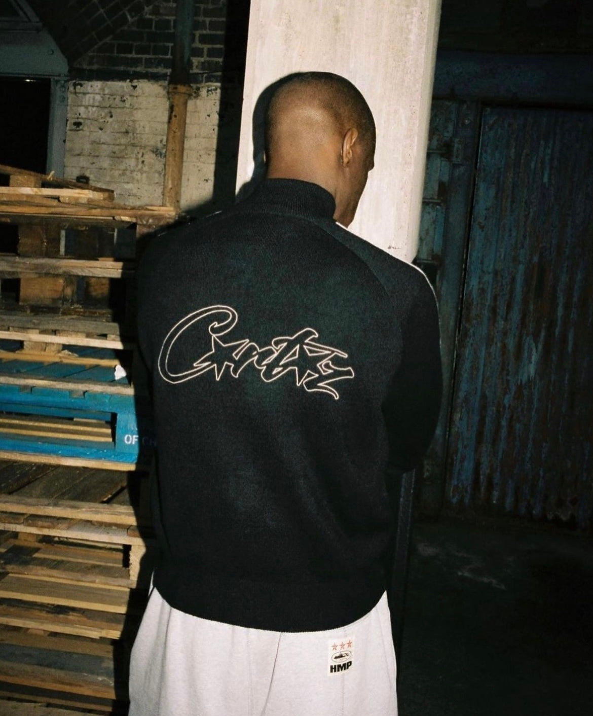 Corteiz Knit Zip Up Fleece Black