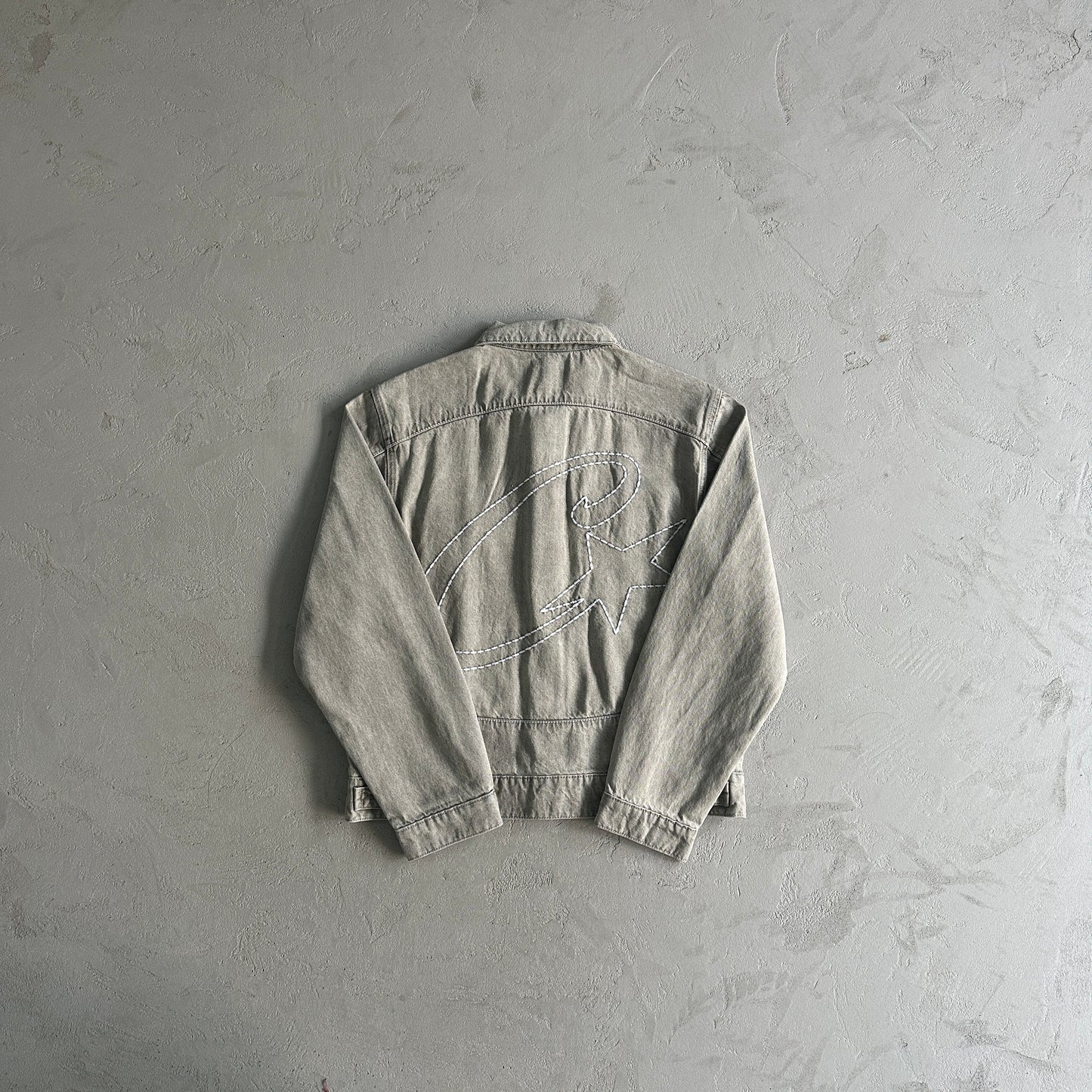 Veste en jean Corteiz C-Star denim gris