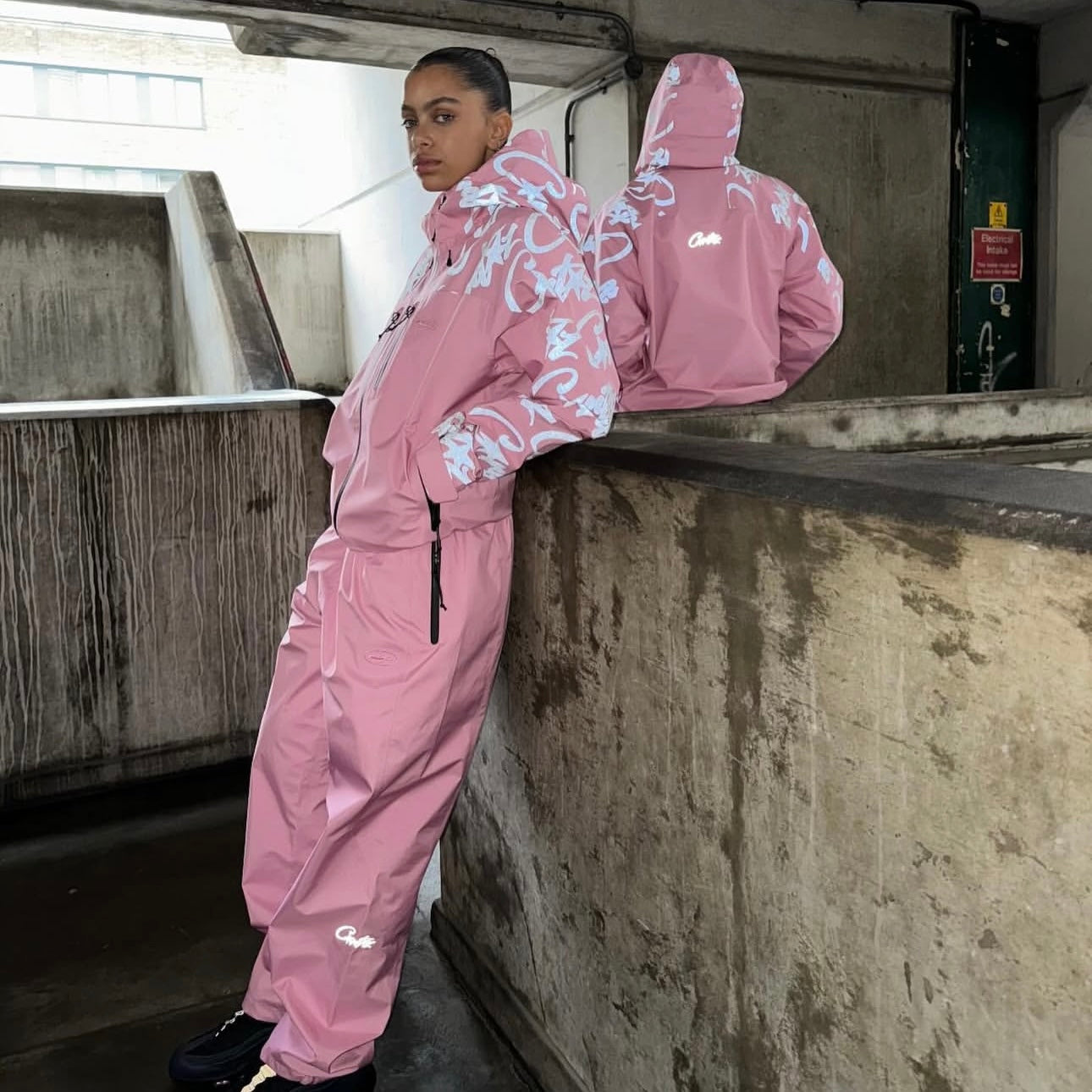 CRTZ Pantalon de jogging Platinum Elitework Waterproof rose