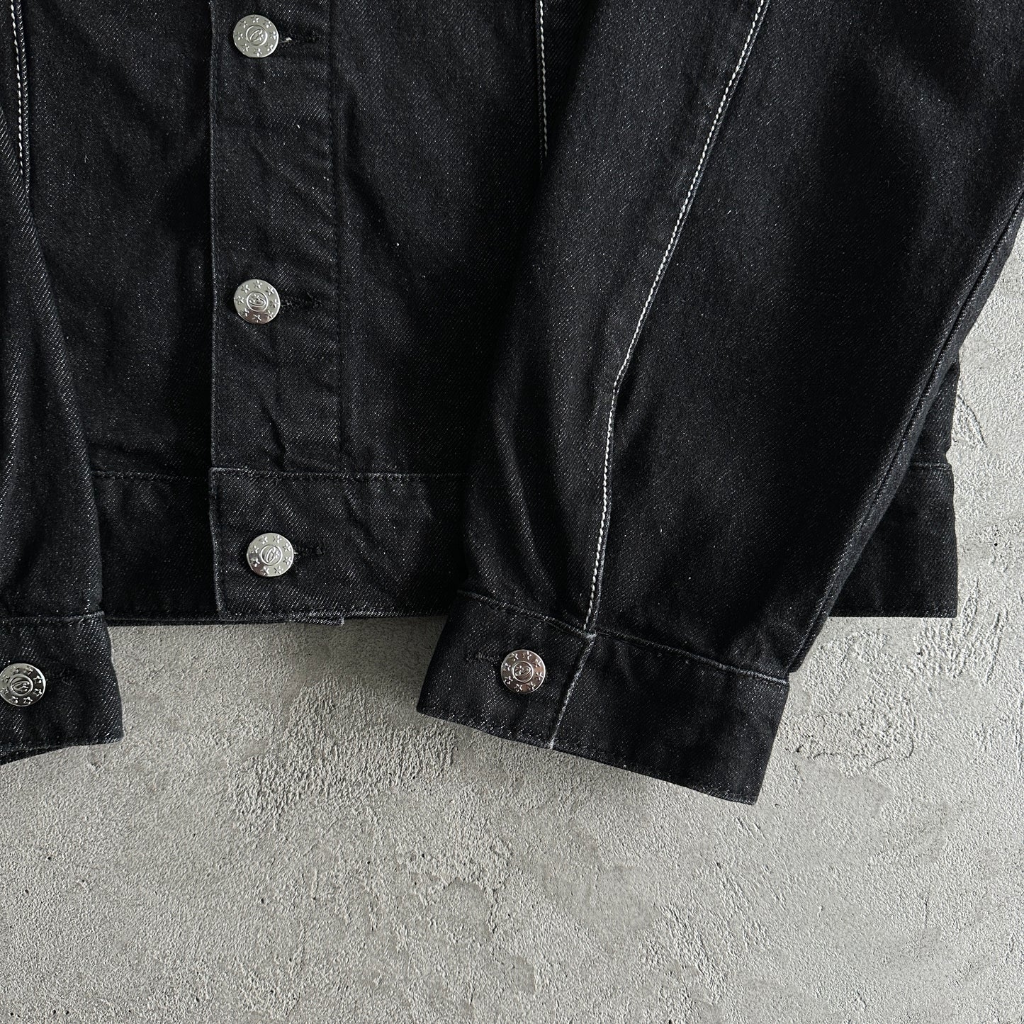 Veste en jean Corteiz C-Star denim noir