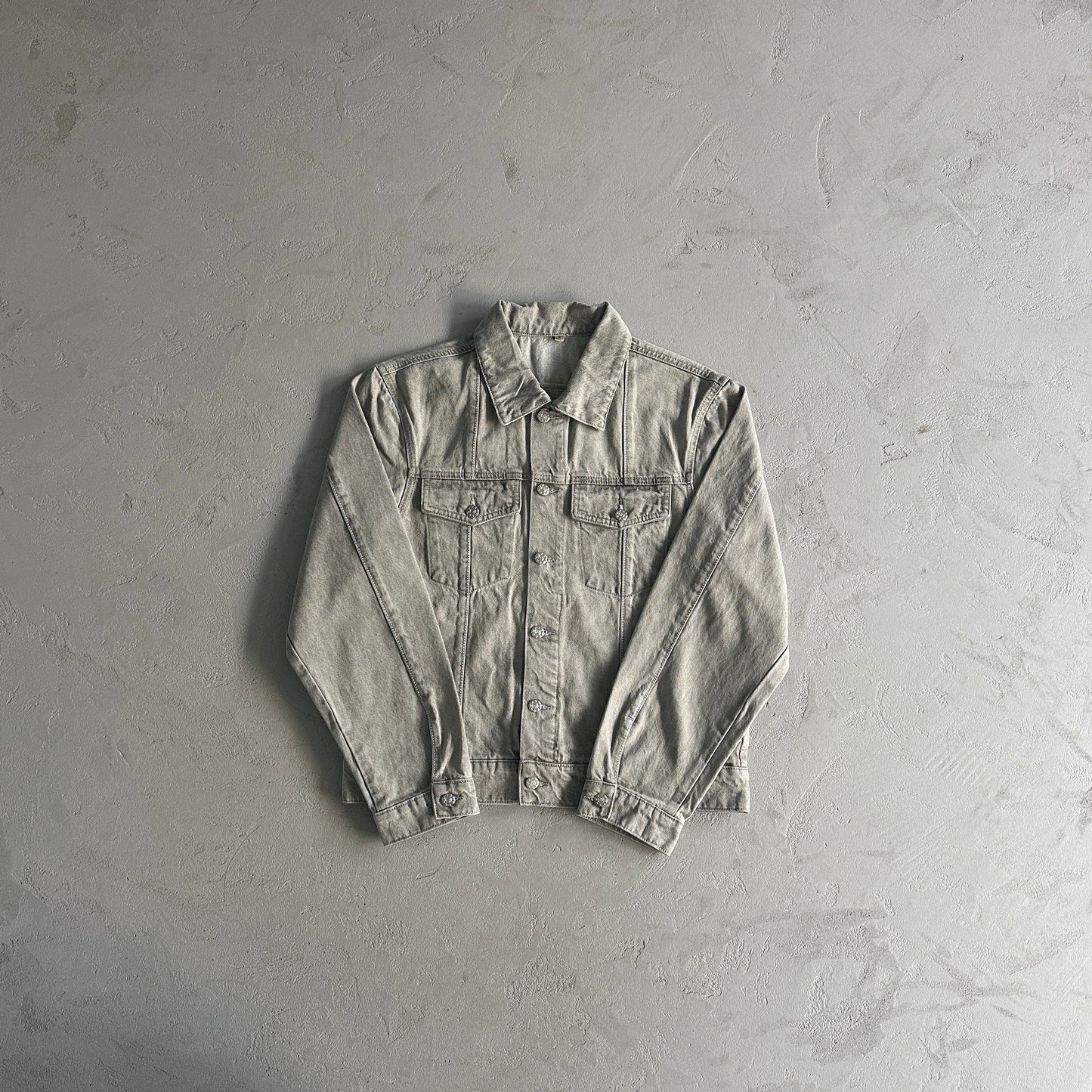 Veste en jean Corteiz C-Star denim gris