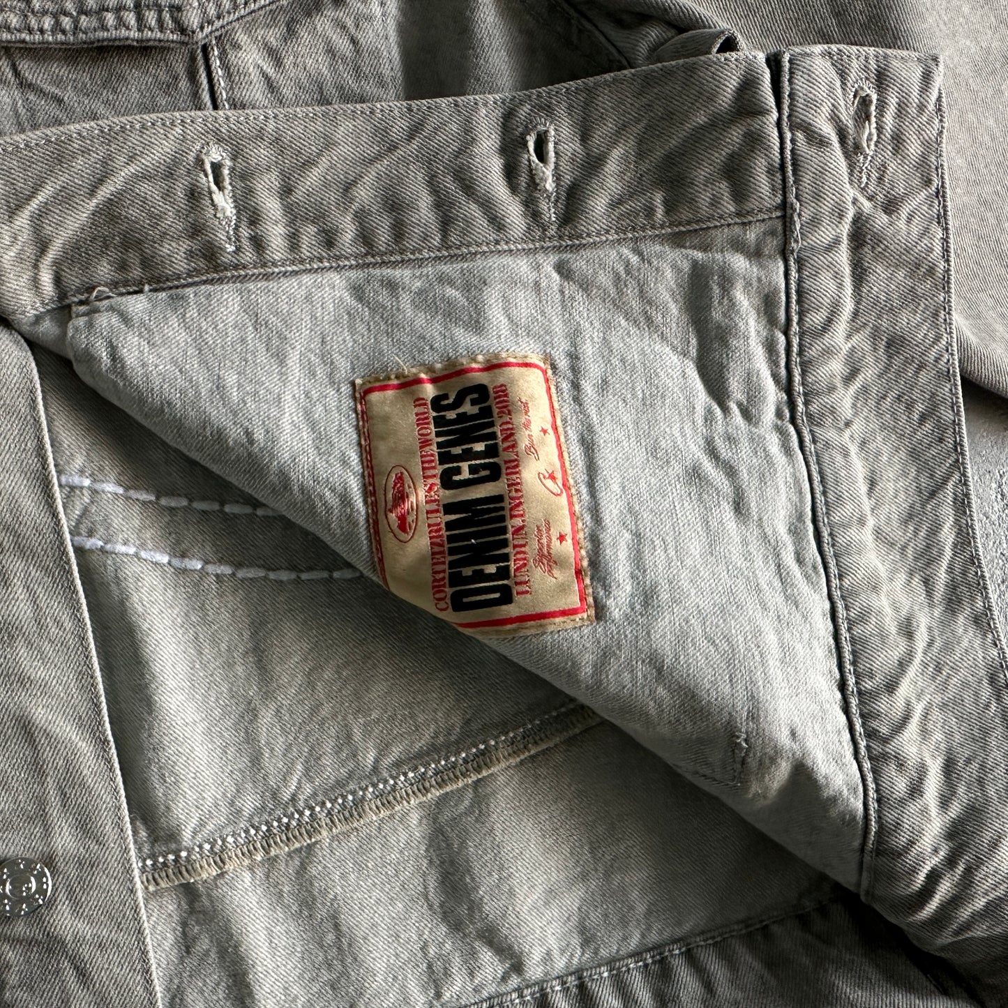 Veste en jean Corteiz C-Star denim gris