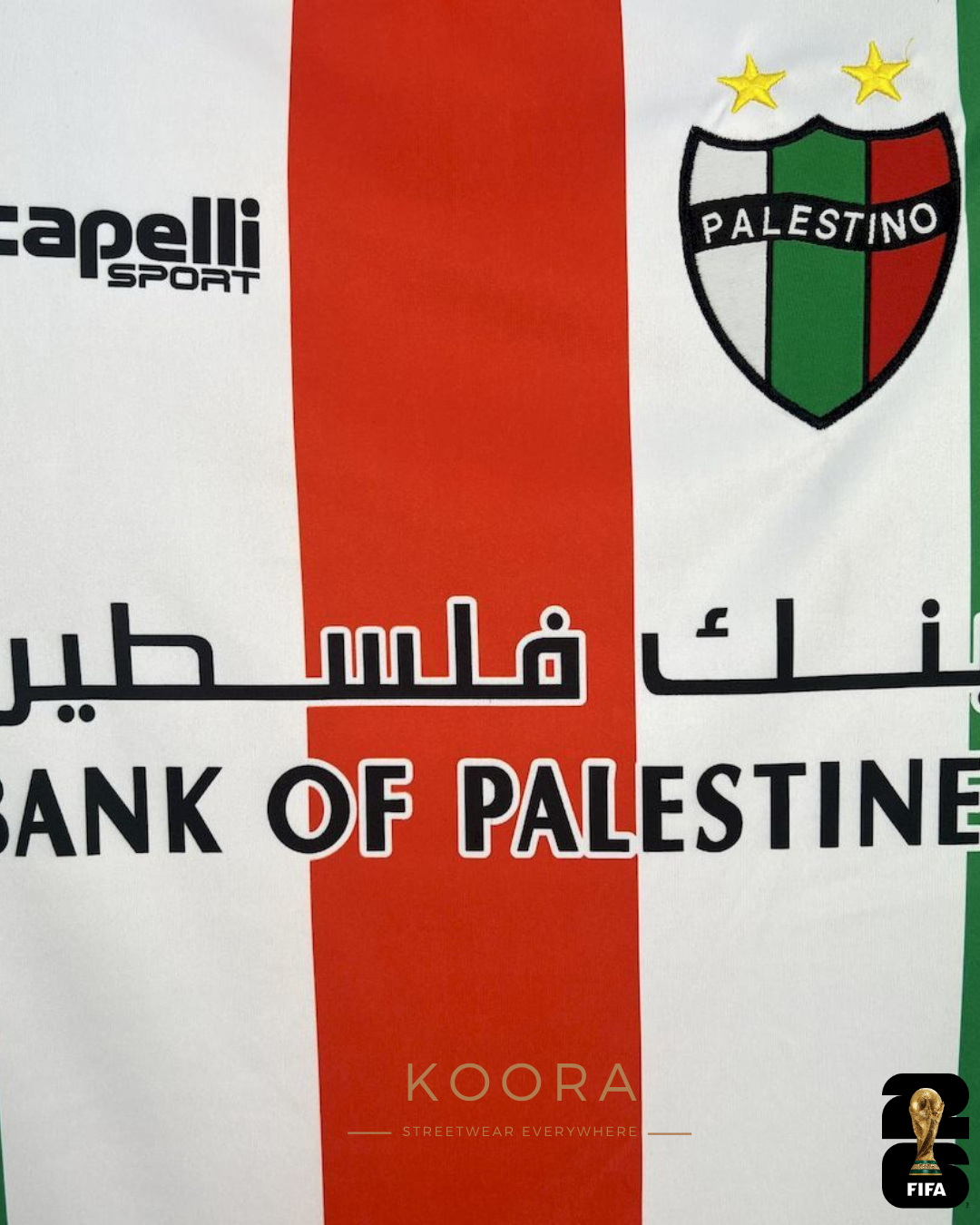 Maillot domicile Palestino 2025/2026