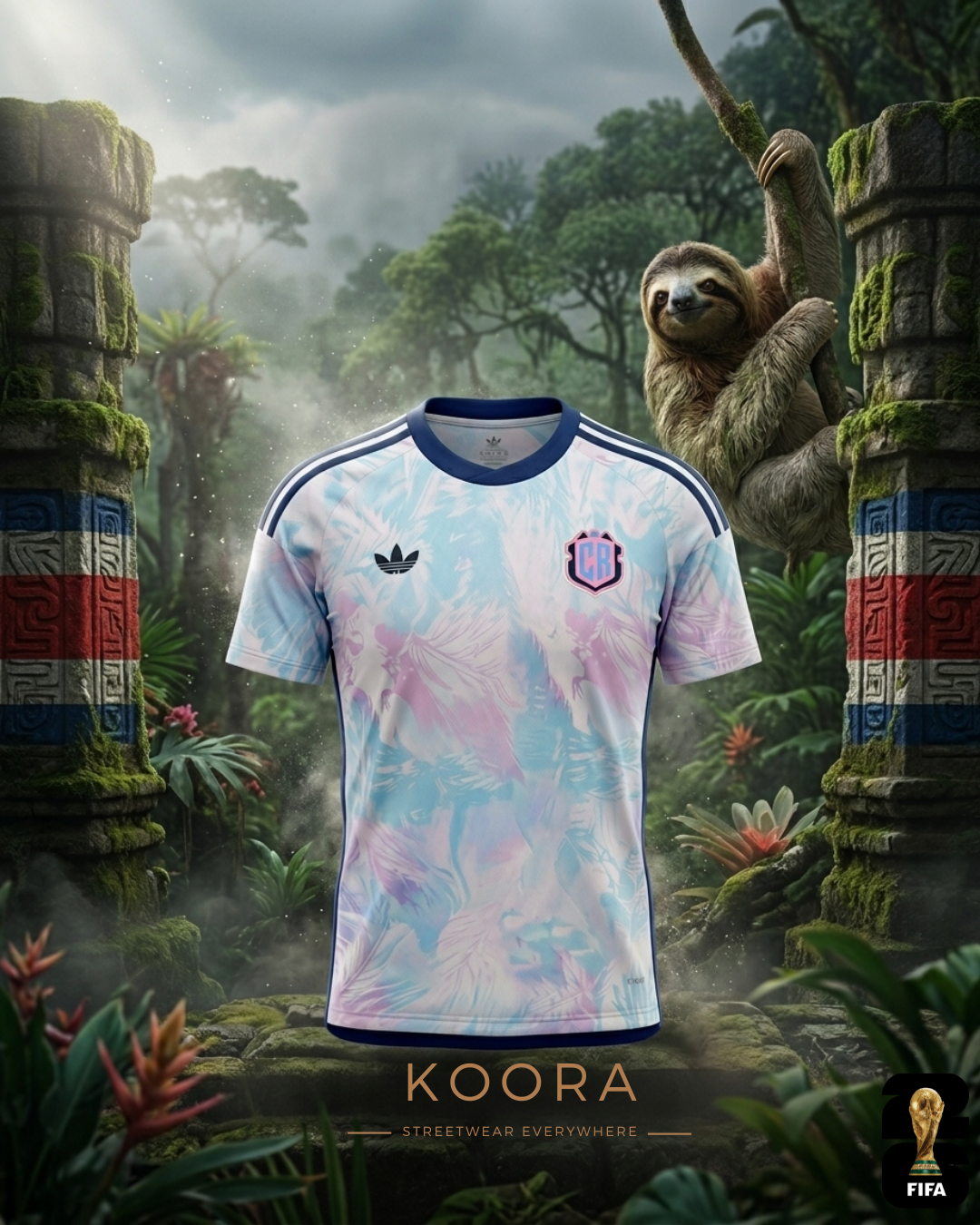 Maillot Costa Rica extérieur Coupe du monde 2026
