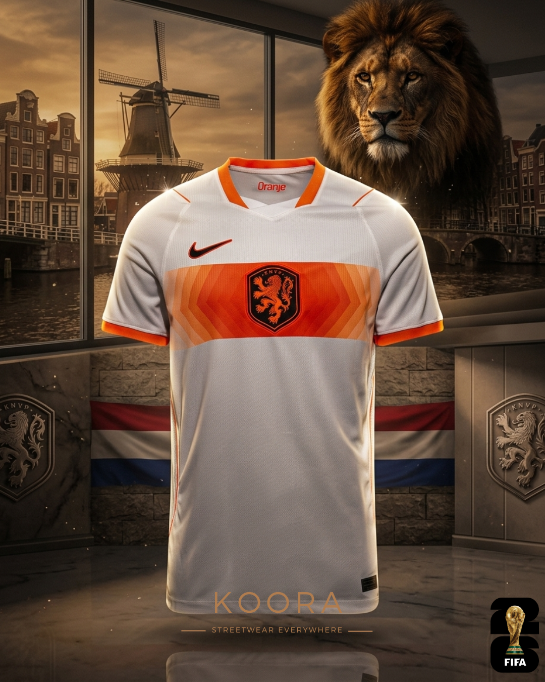 Pays-Bas Maillot Extérieur Coupe du Monde 2026