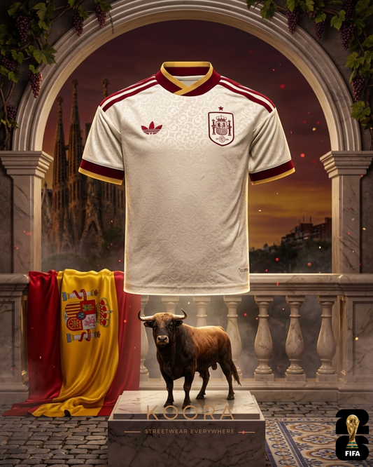 Espagne Maillot Extérieur Coupe du Monde 2026