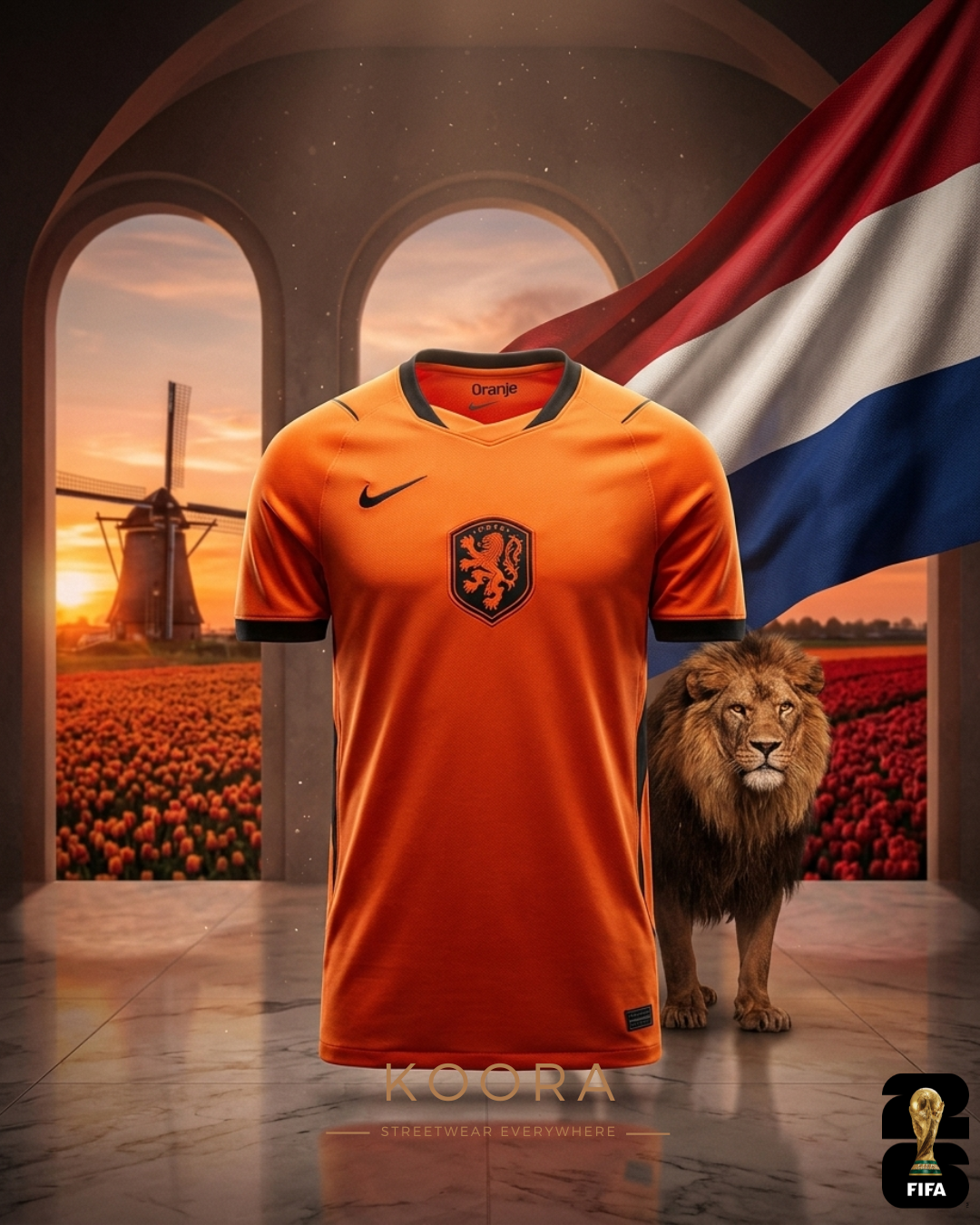Pays-Bas Maillot Domicile Coupe du Monde 2026