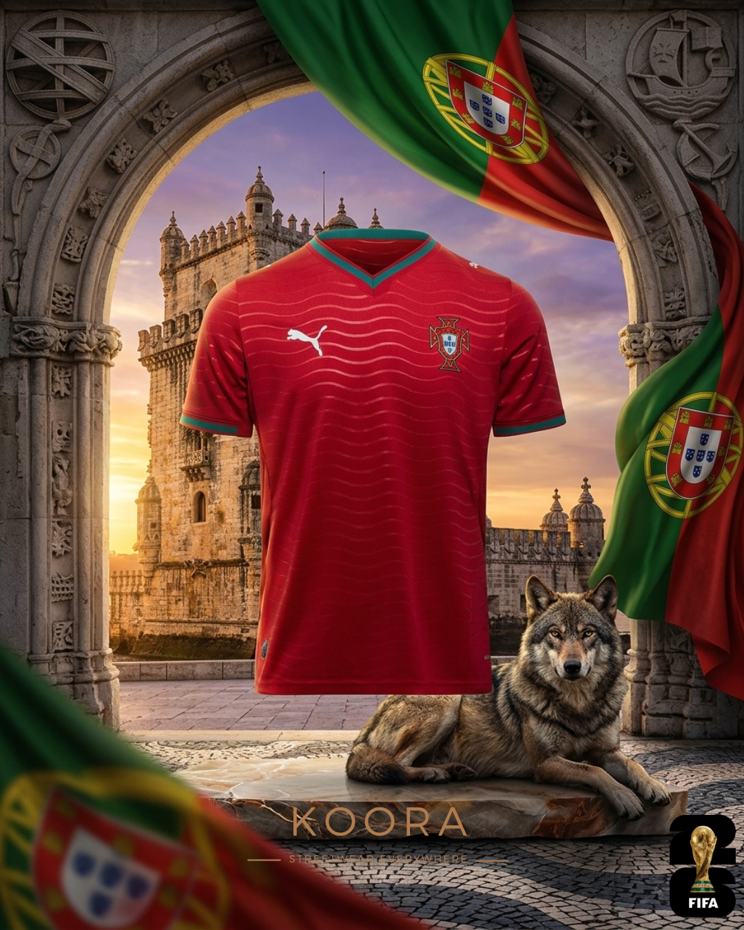 Portugal Maillot Domicile Coupe du Monde 2026