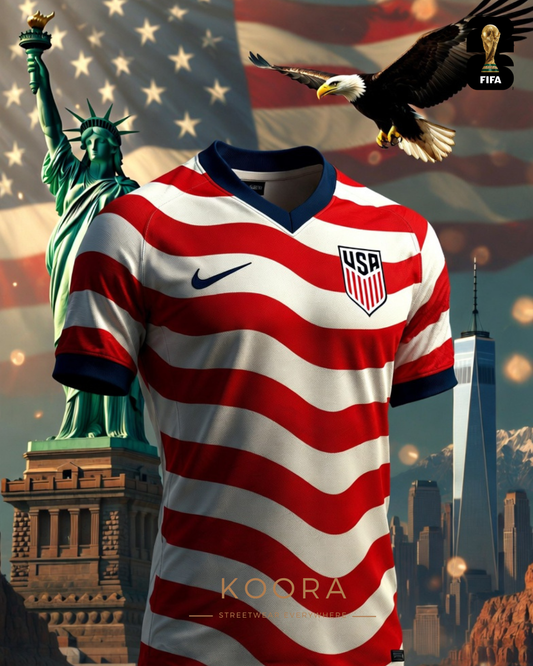 USA Maillot Domicile Coupe du Monde 2026
