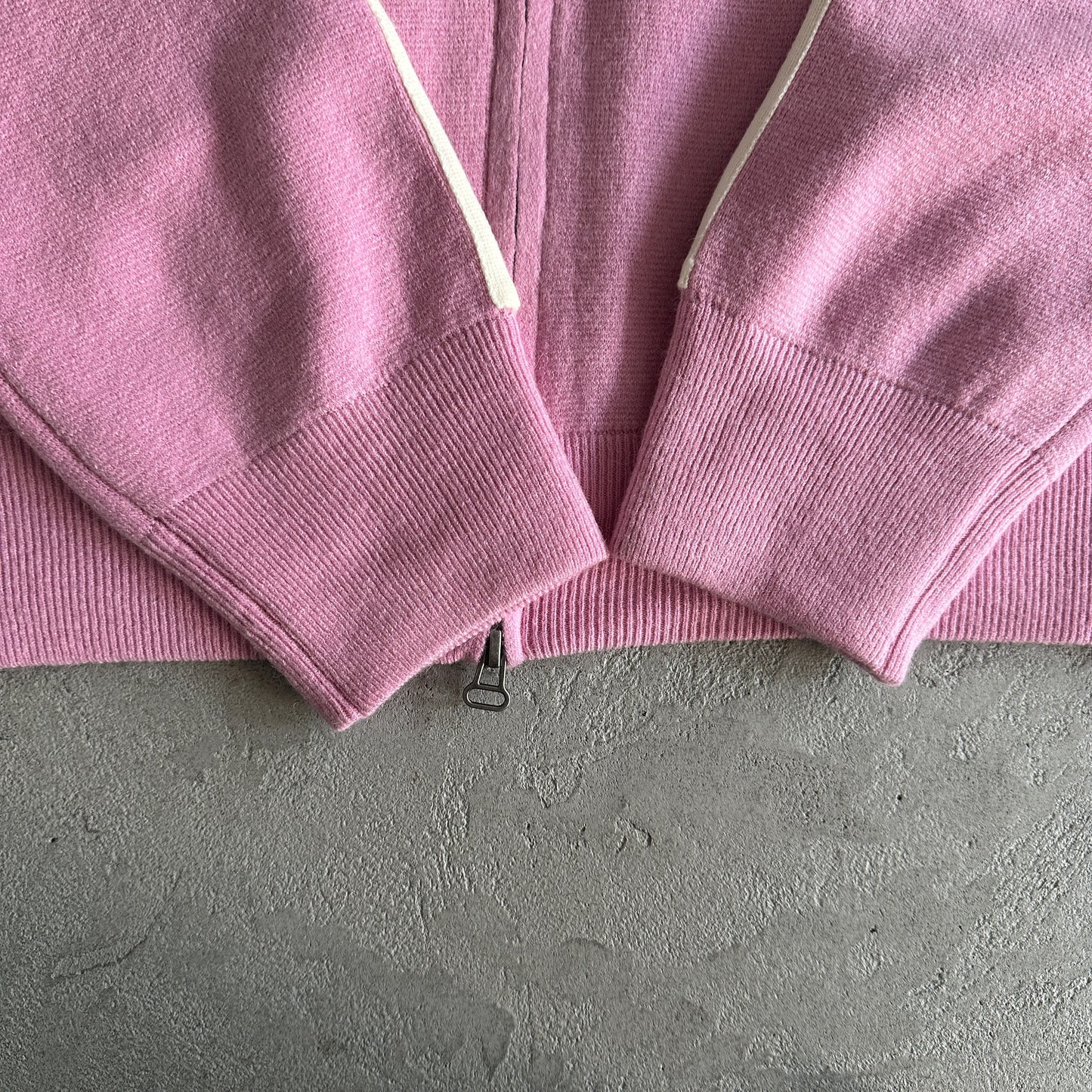 Corteiz Knit Zip Up Fleece Pink
