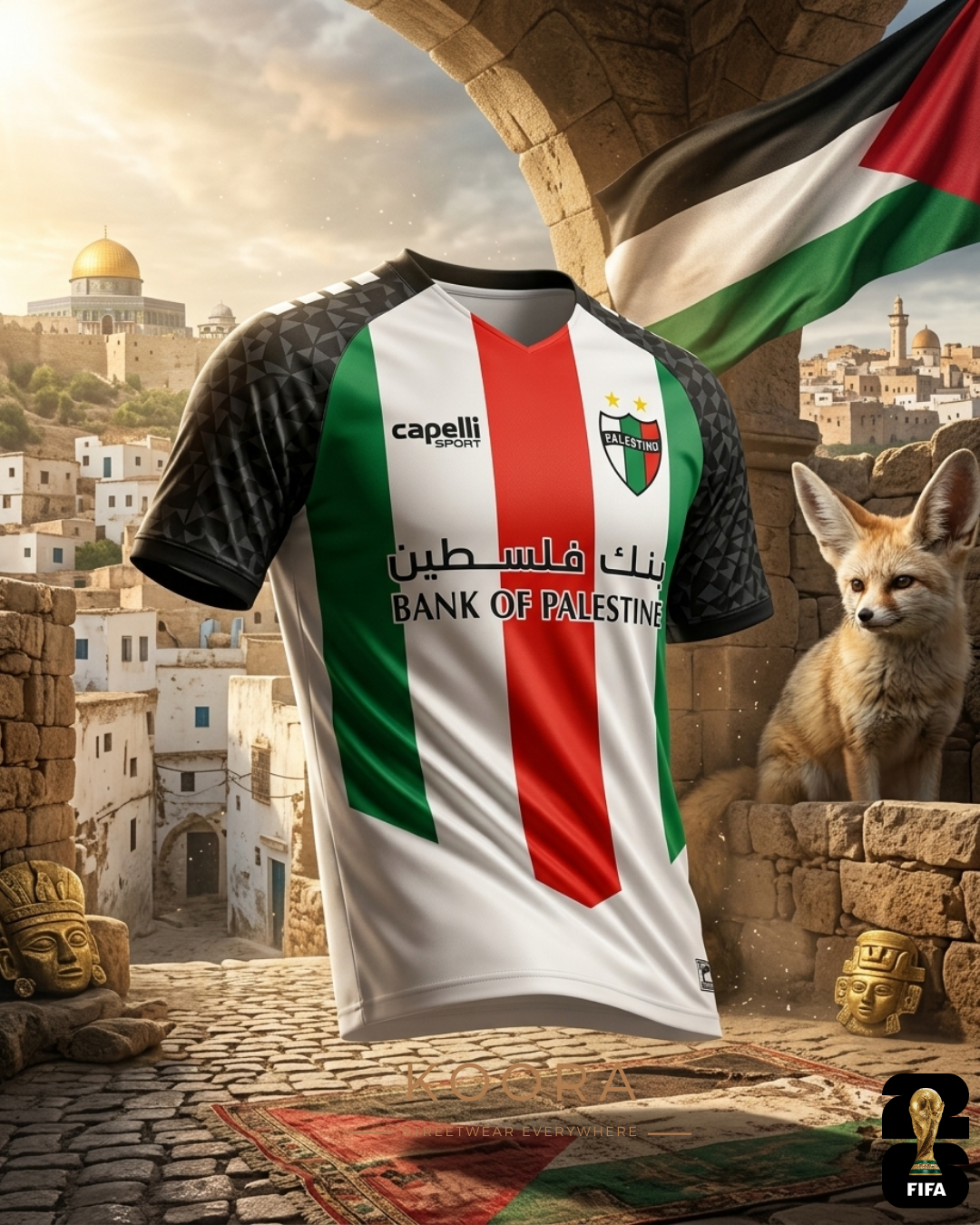Maillot domicile Palestino 2025/2026
