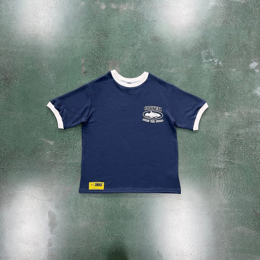 CORTEIZ Waffle T-shirt - Dark Blue