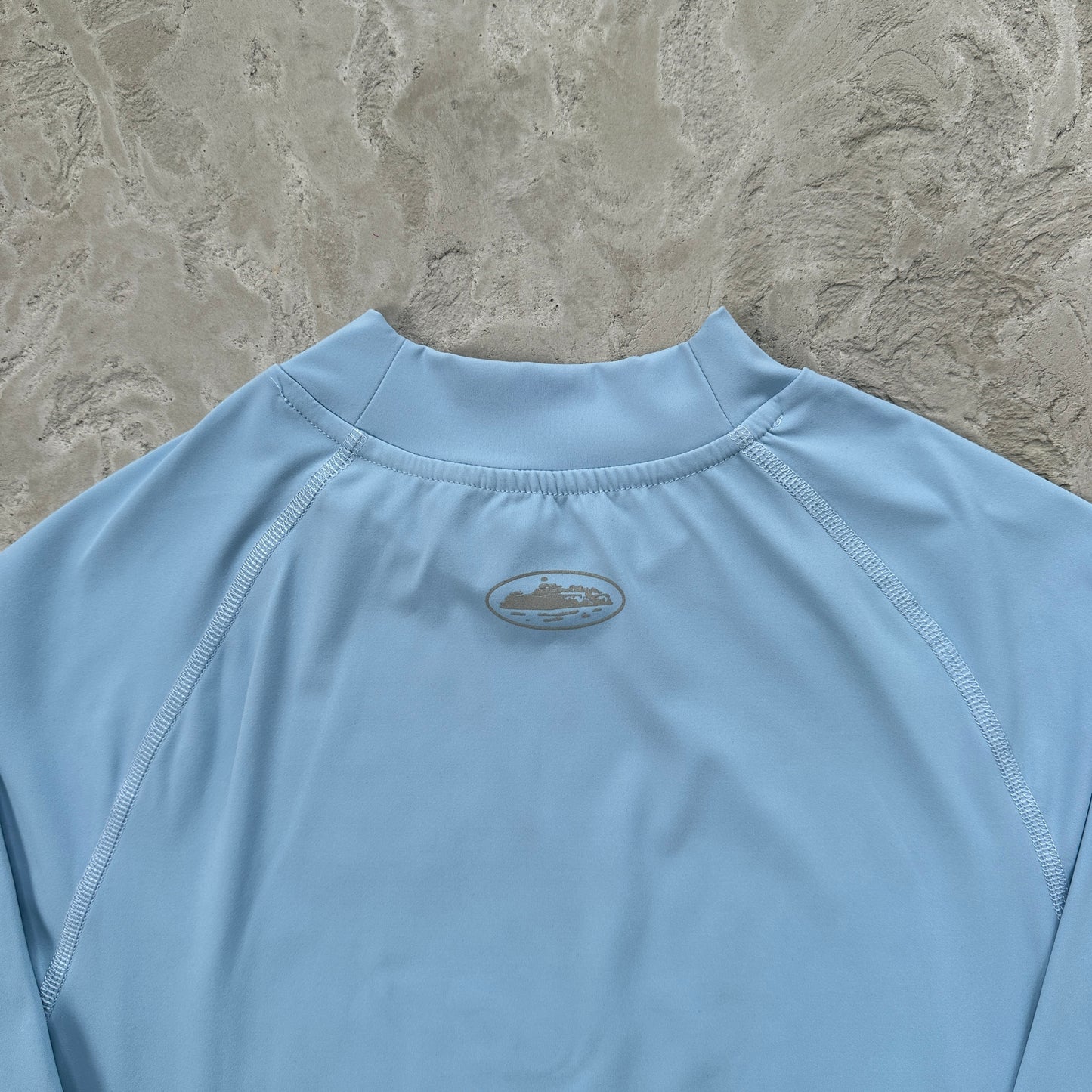 Corteiz Why Always Me Compression Top 'Powder Blue'