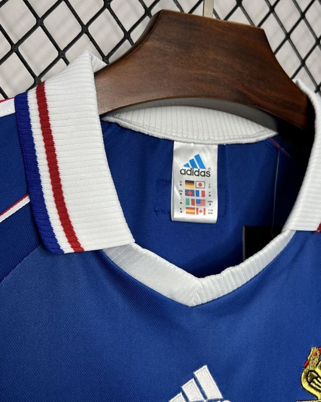 Maillot retro domicile France coupe du monde 1998