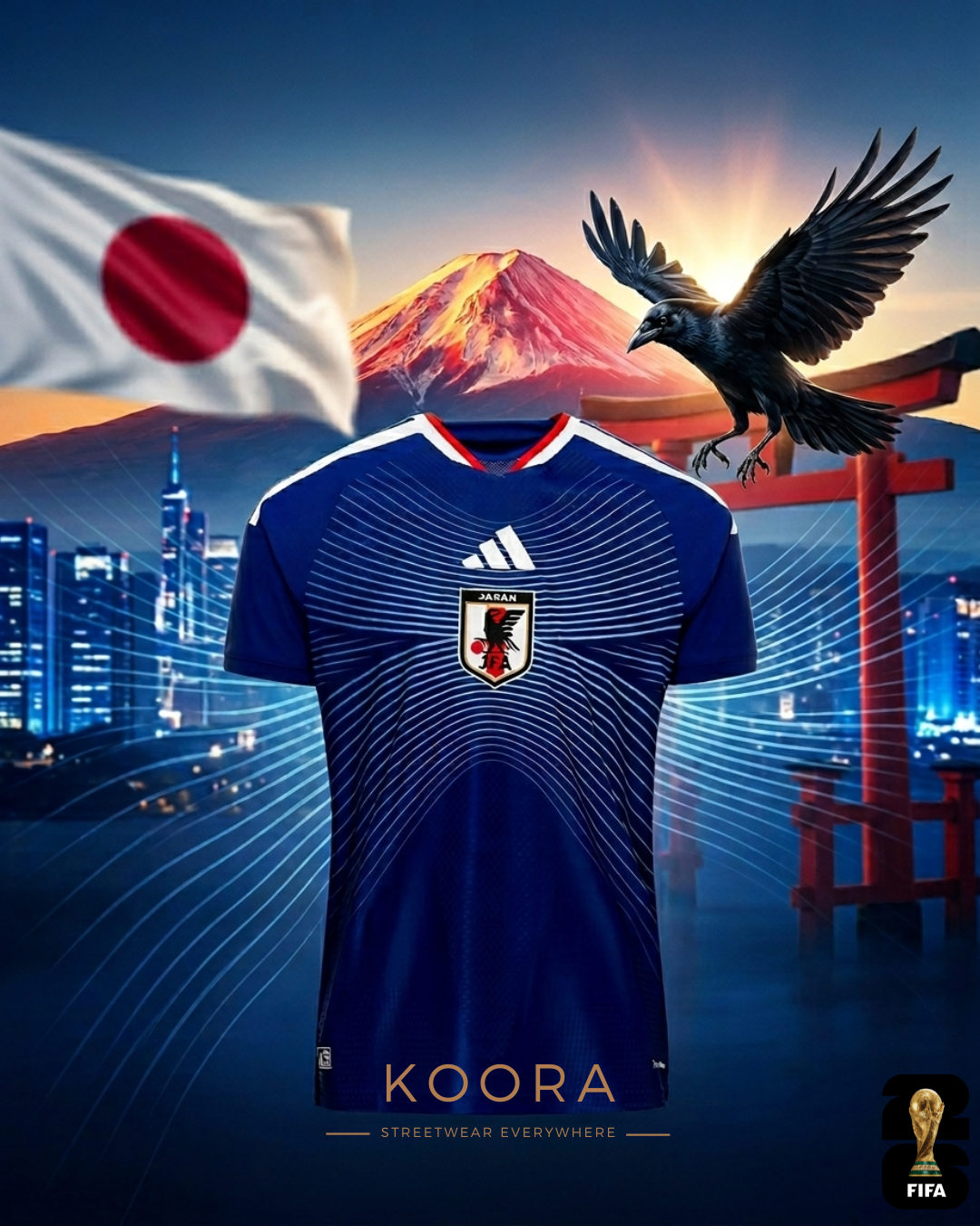 Japon Maillot Domicile Coupe du Monde 2026
