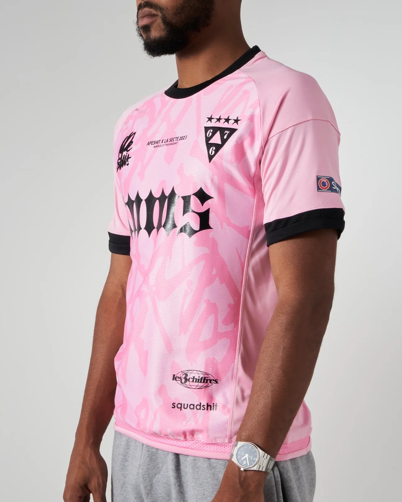 Maillot de foot rose