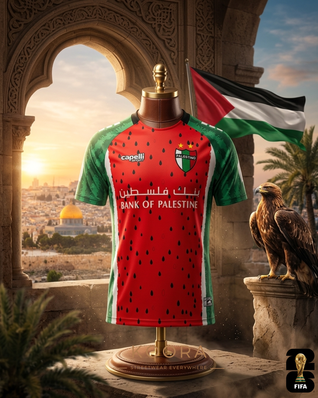 Maillot Extérieur Fourth Palestino Saison 2025/2026