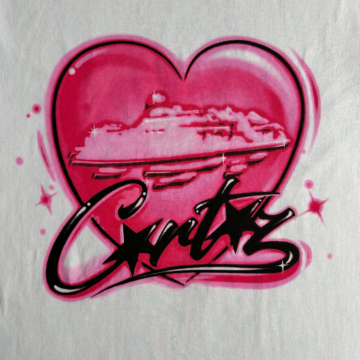 Tee-shirt pink heart