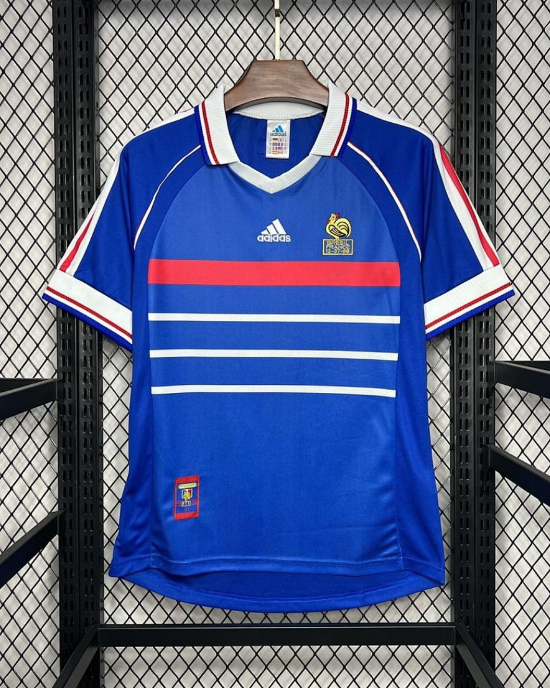 Maillot retro domicile France coupe du monde 1998