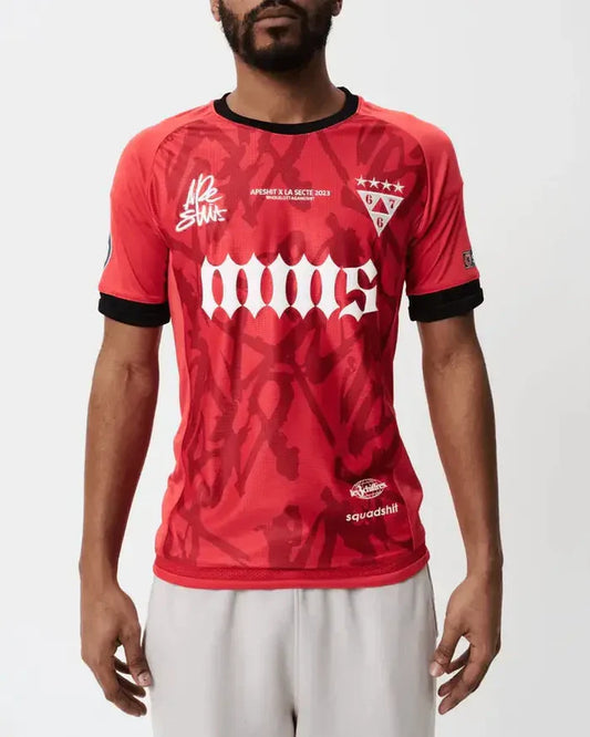MAILLOT "APESHIT X LA SECTE" EDITION ROUGE