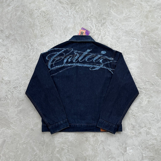 Corteiz Type II Frayed Denim Jacket 'Indigo'
