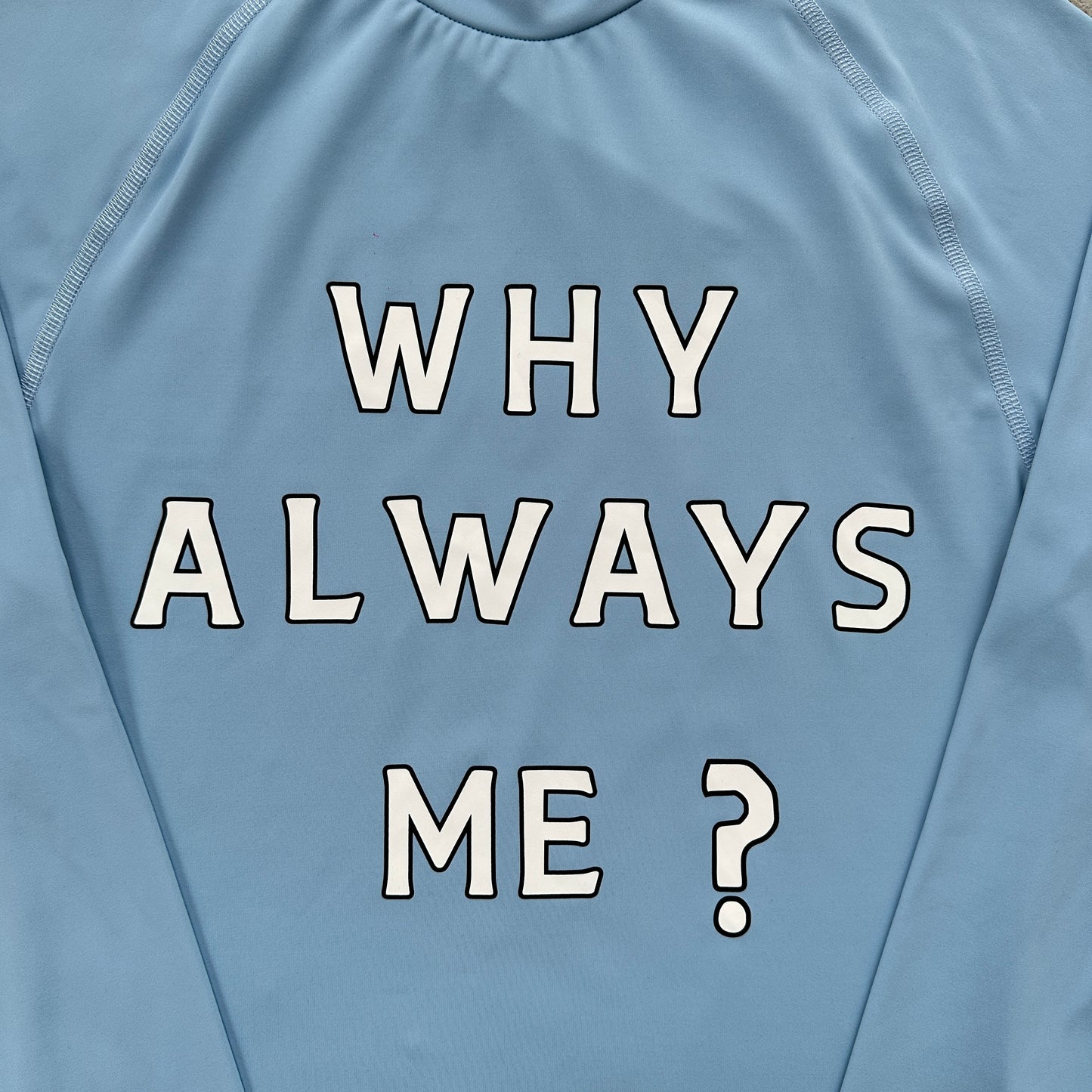 Corteiz Why Always Me Compression Top 'Powder Blue'