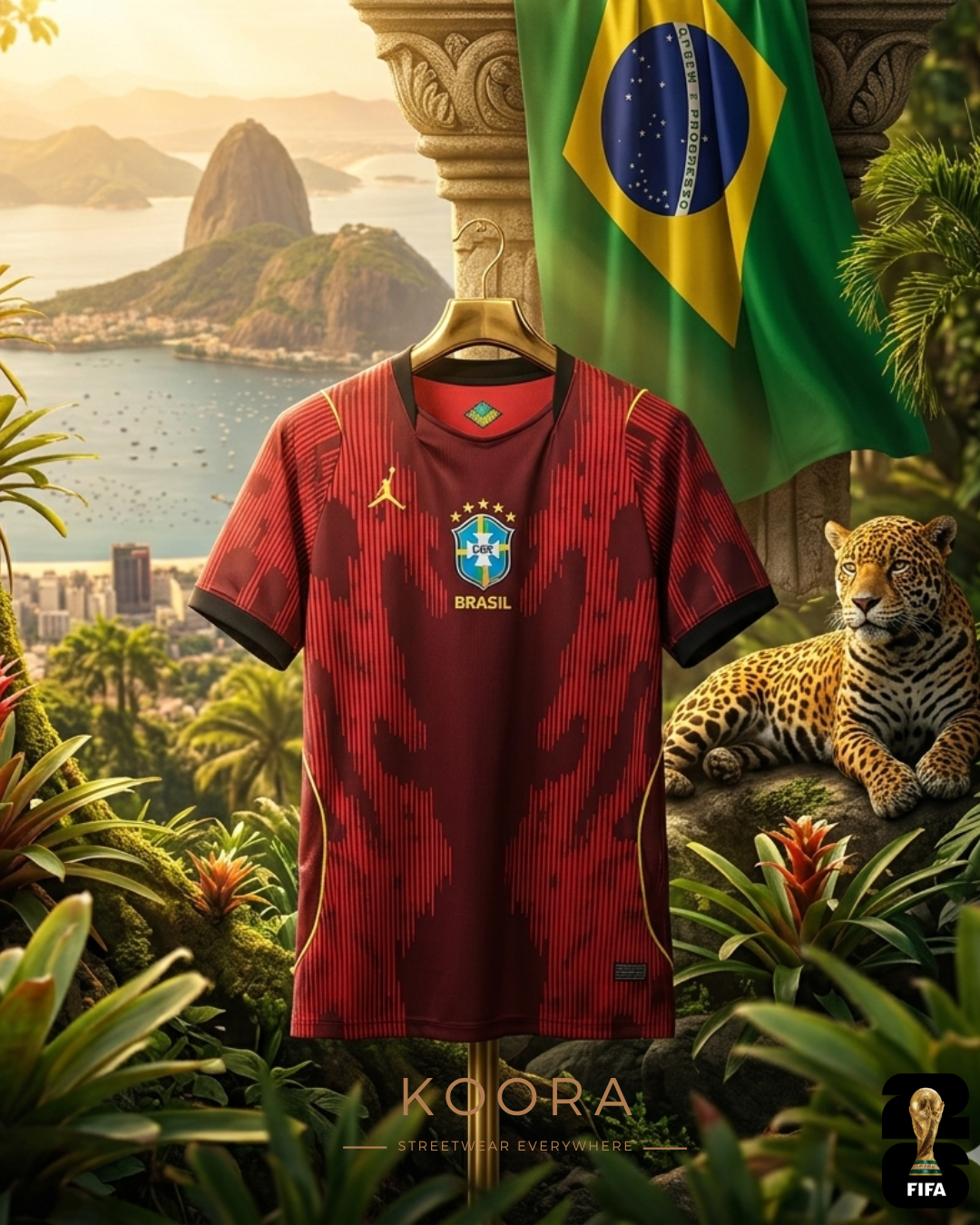 Maillot Gardien Brésil Coupe du Monde 2026